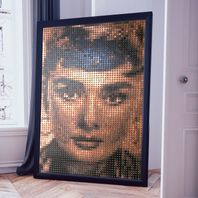 “Audrey Hepburn” framed