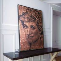 "Diana" framed