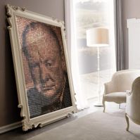 "Winston Churchill" framed